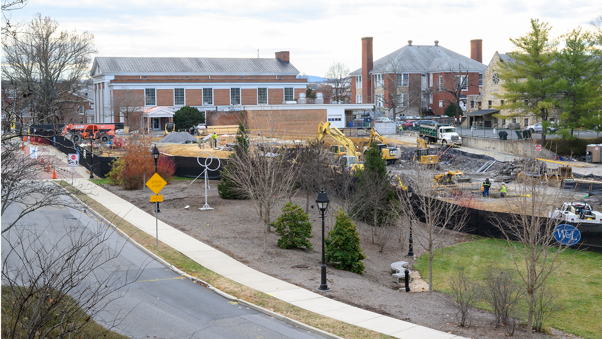 Construction photo of The Williams School project