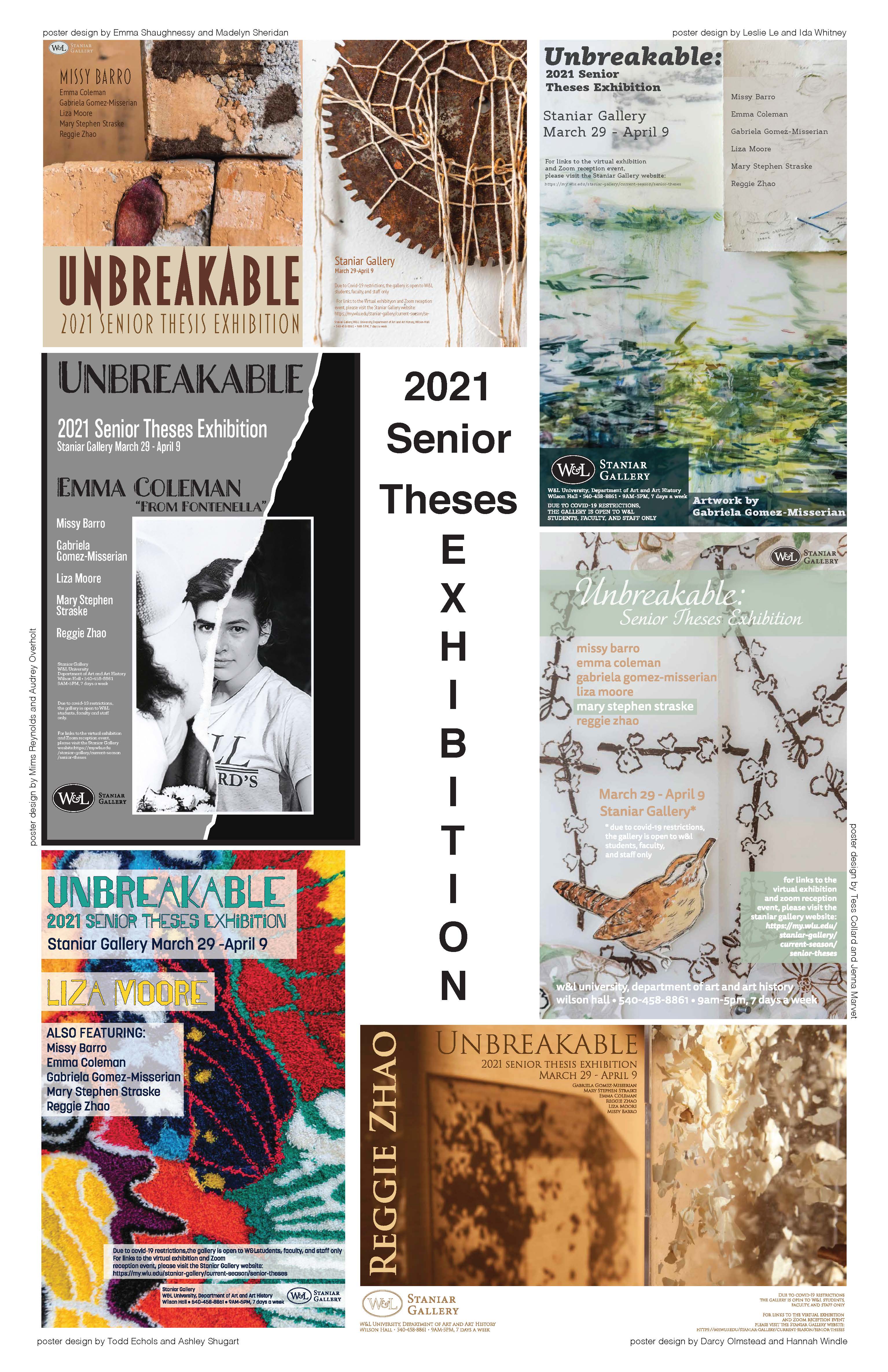 Selections from the Senior Theses Exhibition 2019