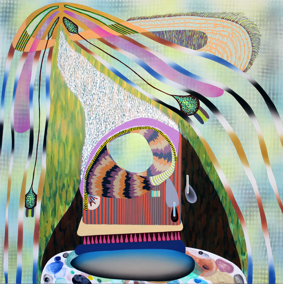 Katie Baines, 'Cornucopia,' 2011, Acrylic on panel, 24