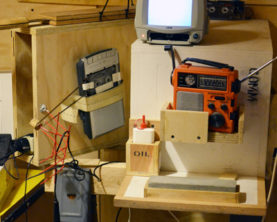 Substation (monitoring station) (detail), 2011, mixed media, dimensions variable