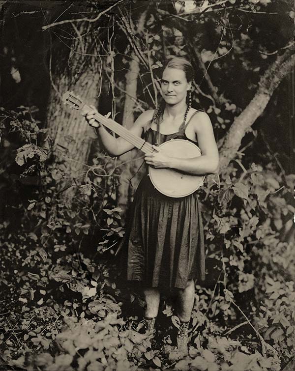 Hannah Johnson, Keezletown, Virginia; 2012; tintype; 10 x 8 inches