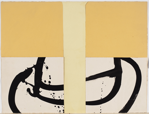 'Window View #1,' 1965, ink and pasted paper, 20 x 26 inches, Courtesy of the Artist's Estate; Photograph by Travis Fullerton, Courtesy of Anderson Gallery, VCU School of the Art