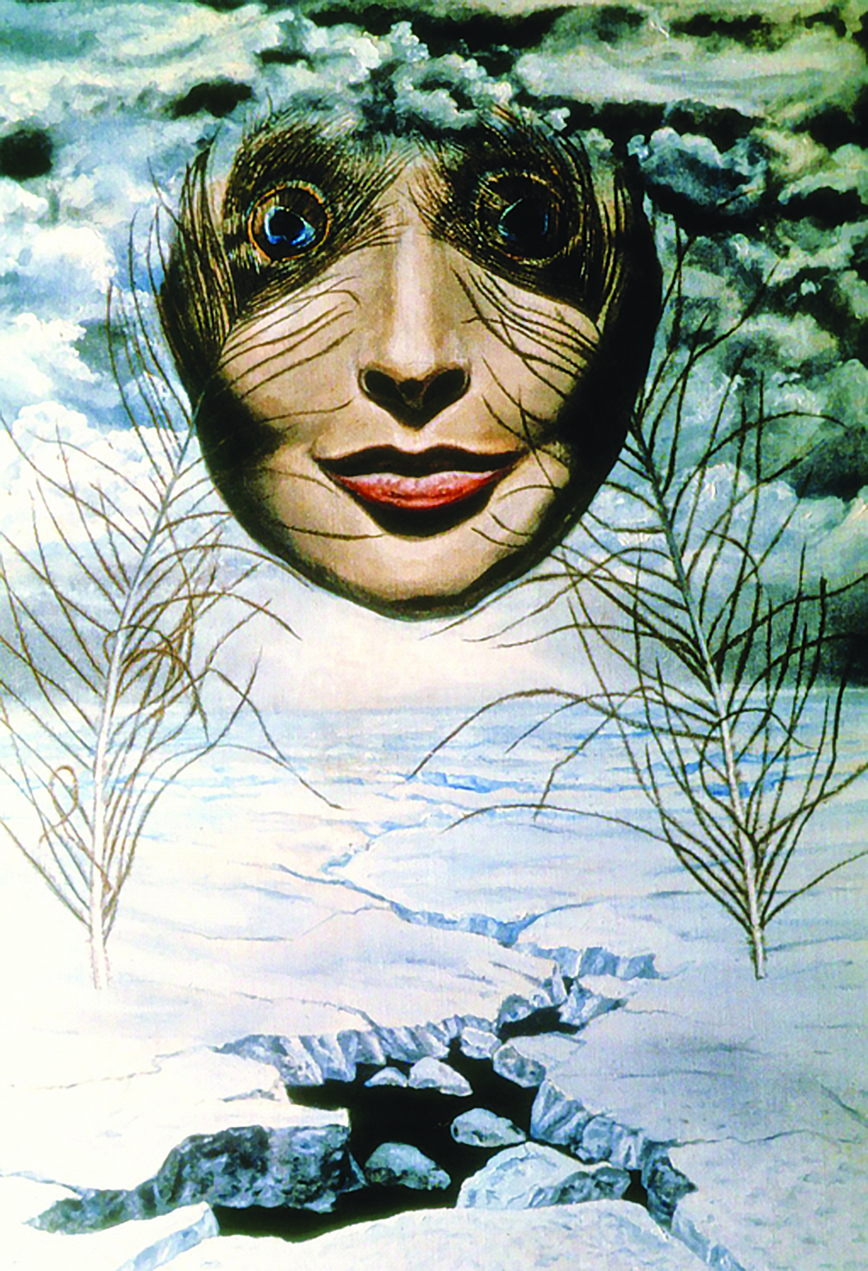 Arctic Masque, 1971, oil on canvas, 40 x 28 inches