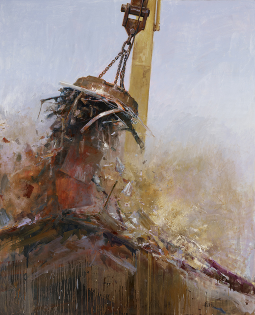 'Magnet,' 2009, oil on canvas, 96 x 78 in.