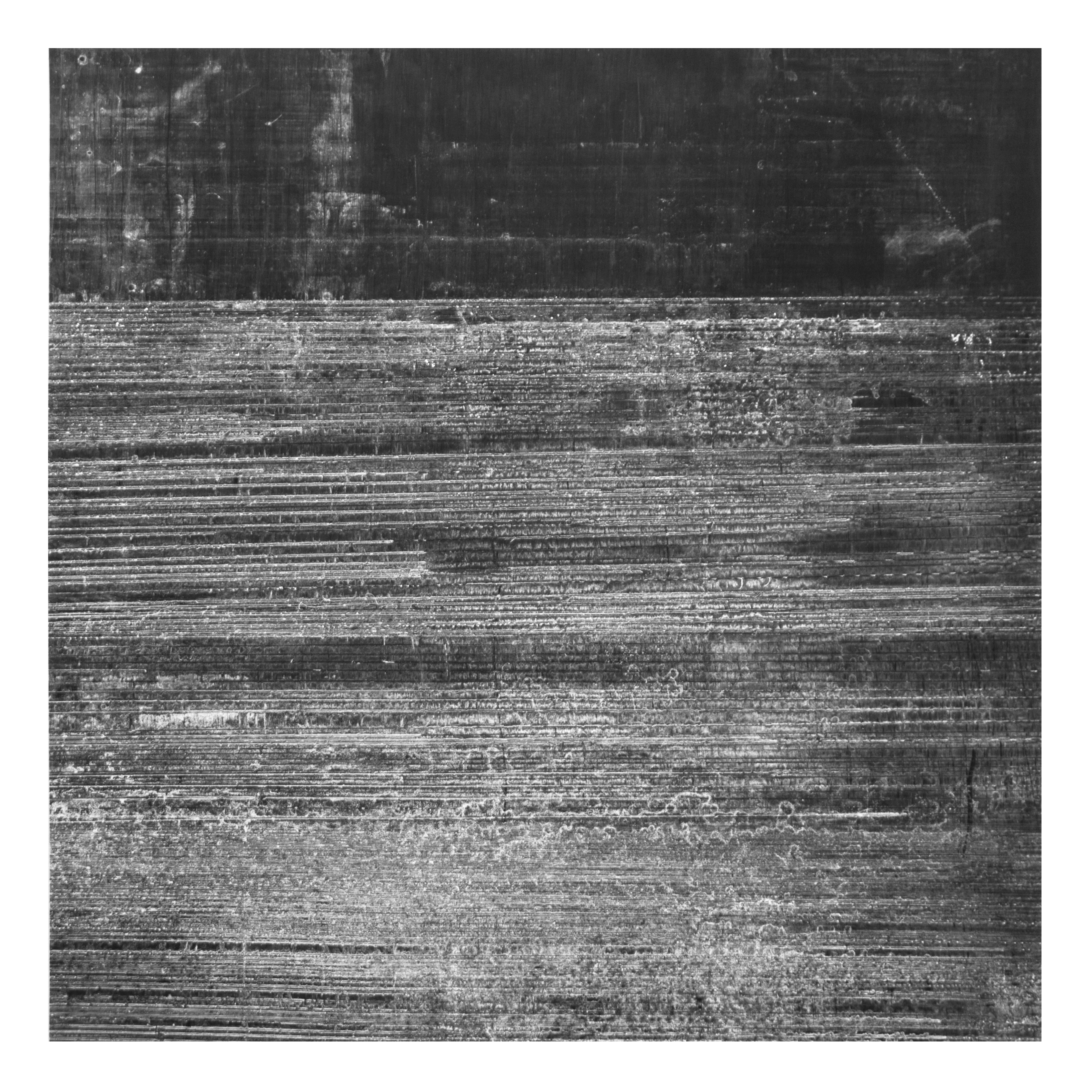 hand that breaks the weather: Athabasca; gelatin silver print; 2019, 36x36 inches