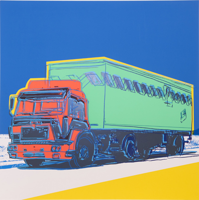 Andy Warhol, Truck, 1985, Screenprint on Lenox Museum Board; Extra, out of the edition; designated for research and educational purposes only, Gift of The Andy Warhol Foundation for the Visual Arts, Inc. (2013.39.3)