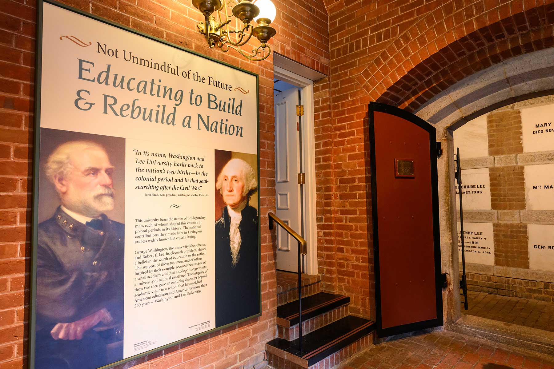 Entrance to Lee crypt