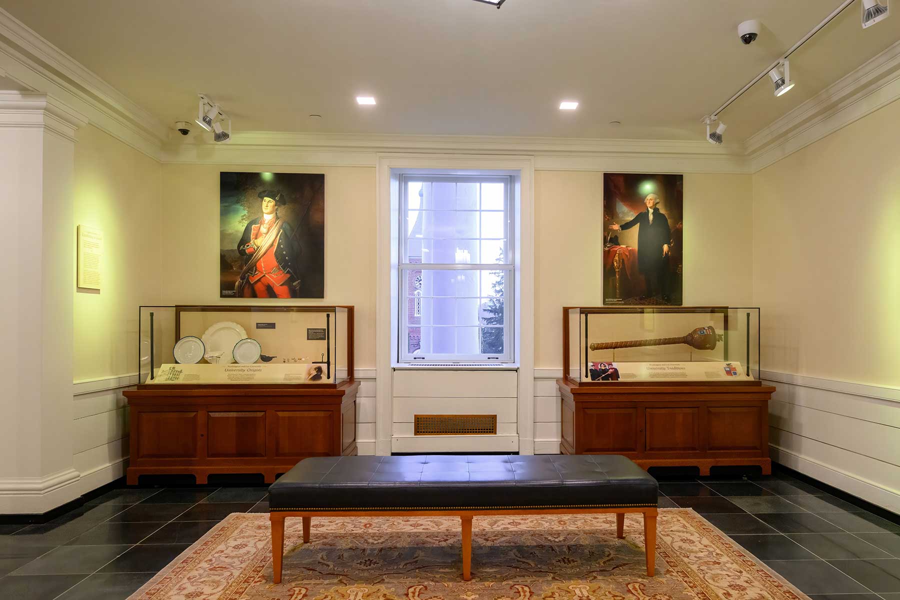 Washington Galleries south wall cases