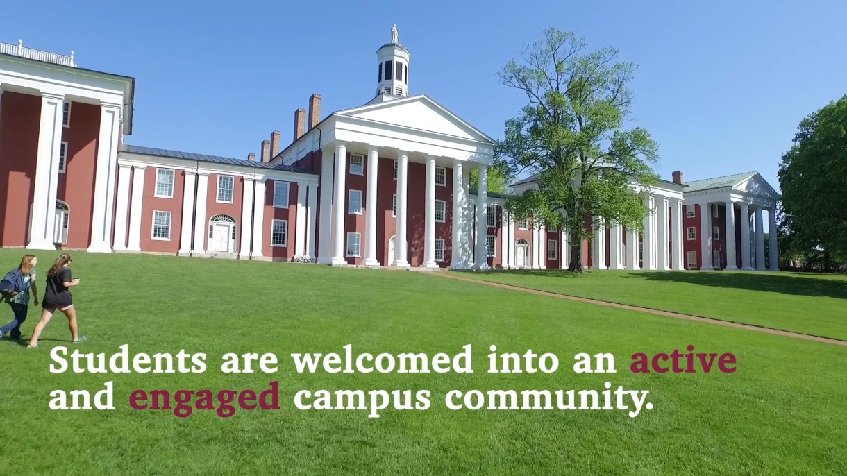 Students are welcomed into an active and engaged campus community.