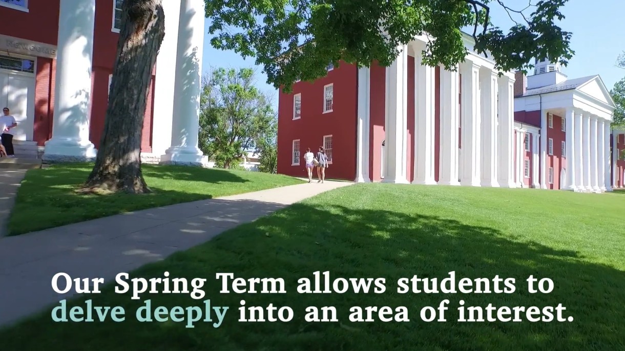 Our Spring Term allows students to delve deeply into an area of interest.