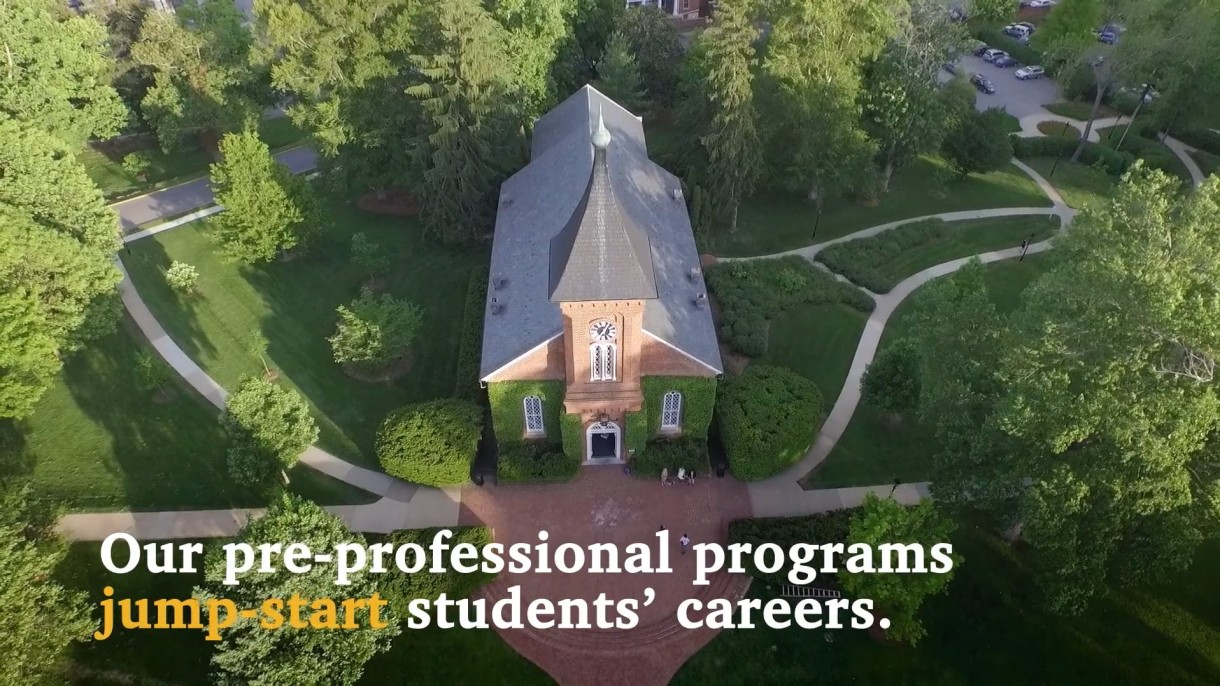 Our pre-professional programs jump-start students' careers.