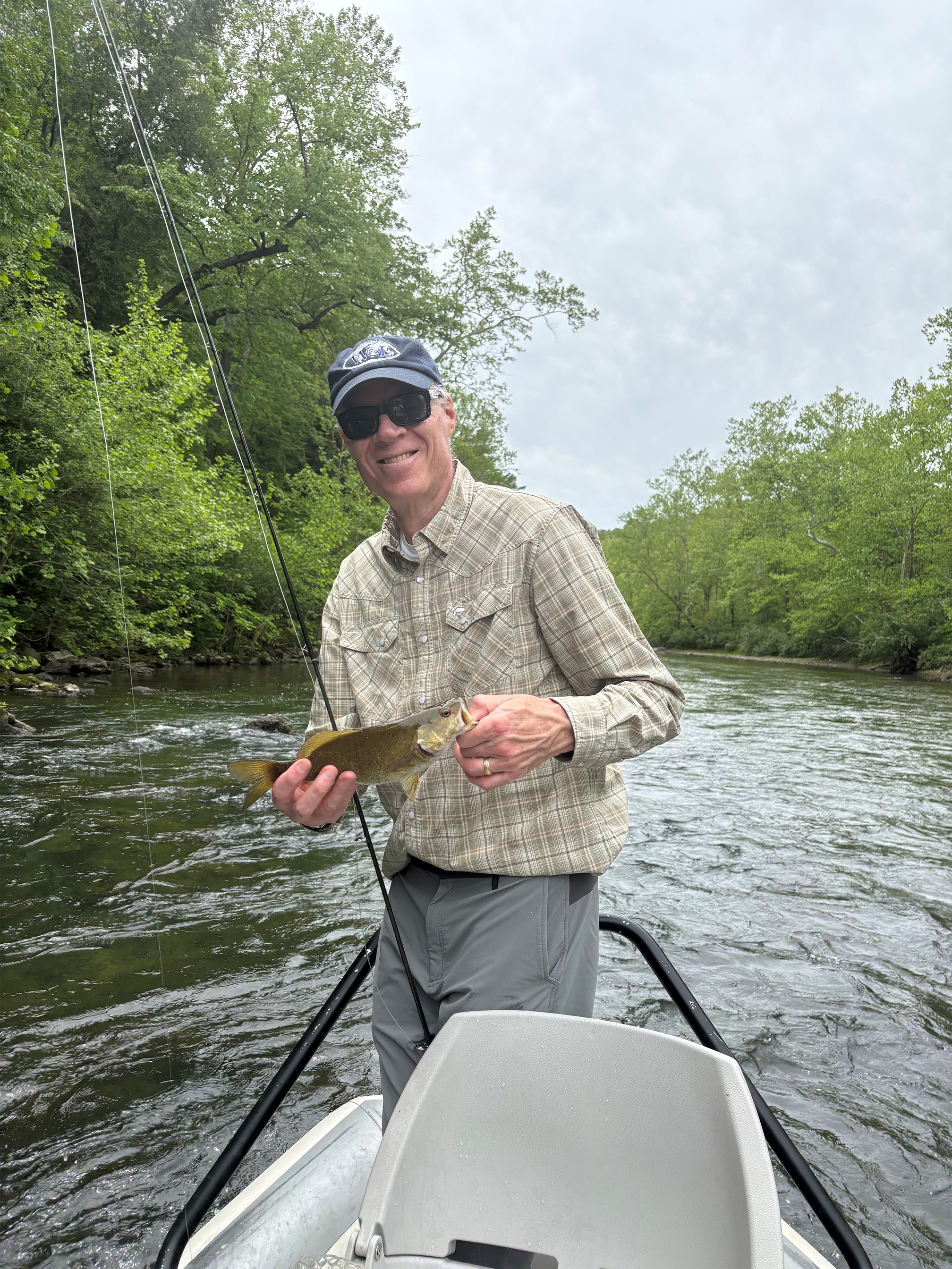 President Dudley fishing
