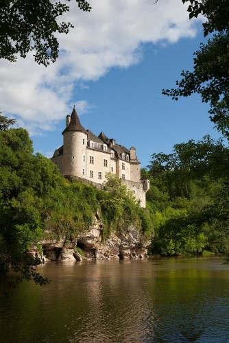 Image of a castle promoting Flavors of Dordogne travel program