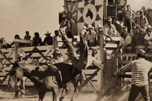 Photo of Rodeo on Rosebud Reservation