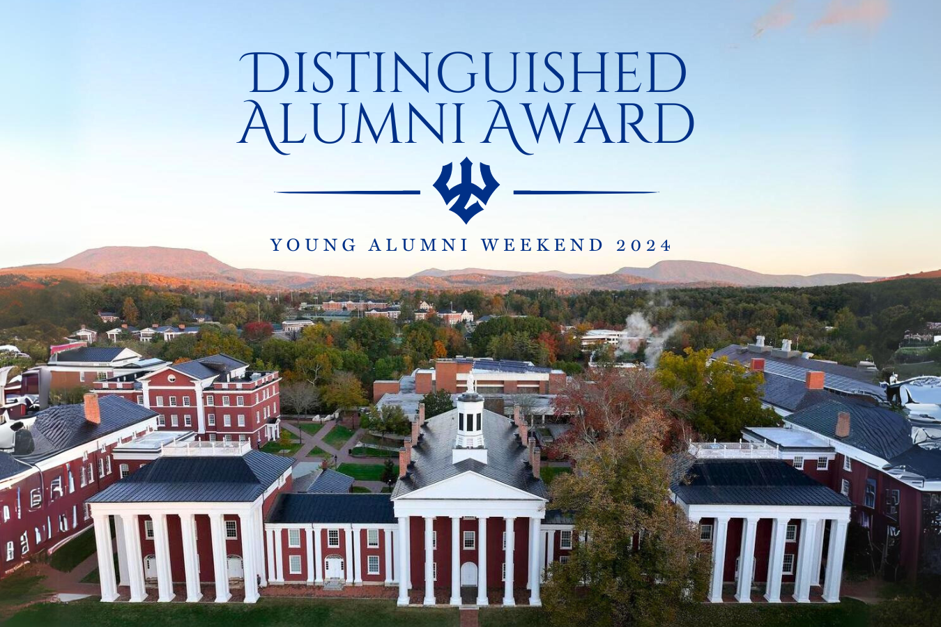 Distinguished Young Alumni Awards graphic for 2024