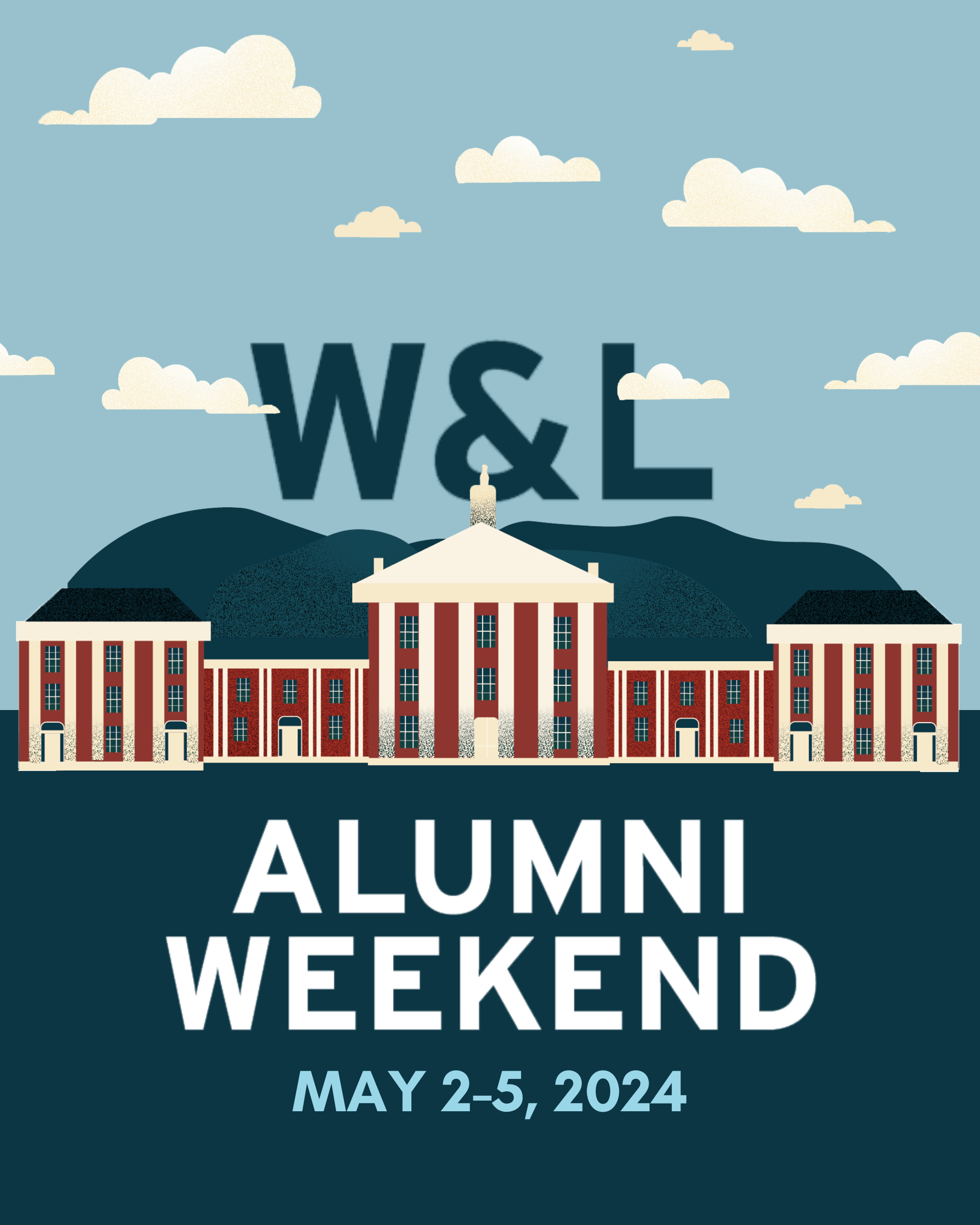 Alumni Weekend May 2-5, 2024 graphic