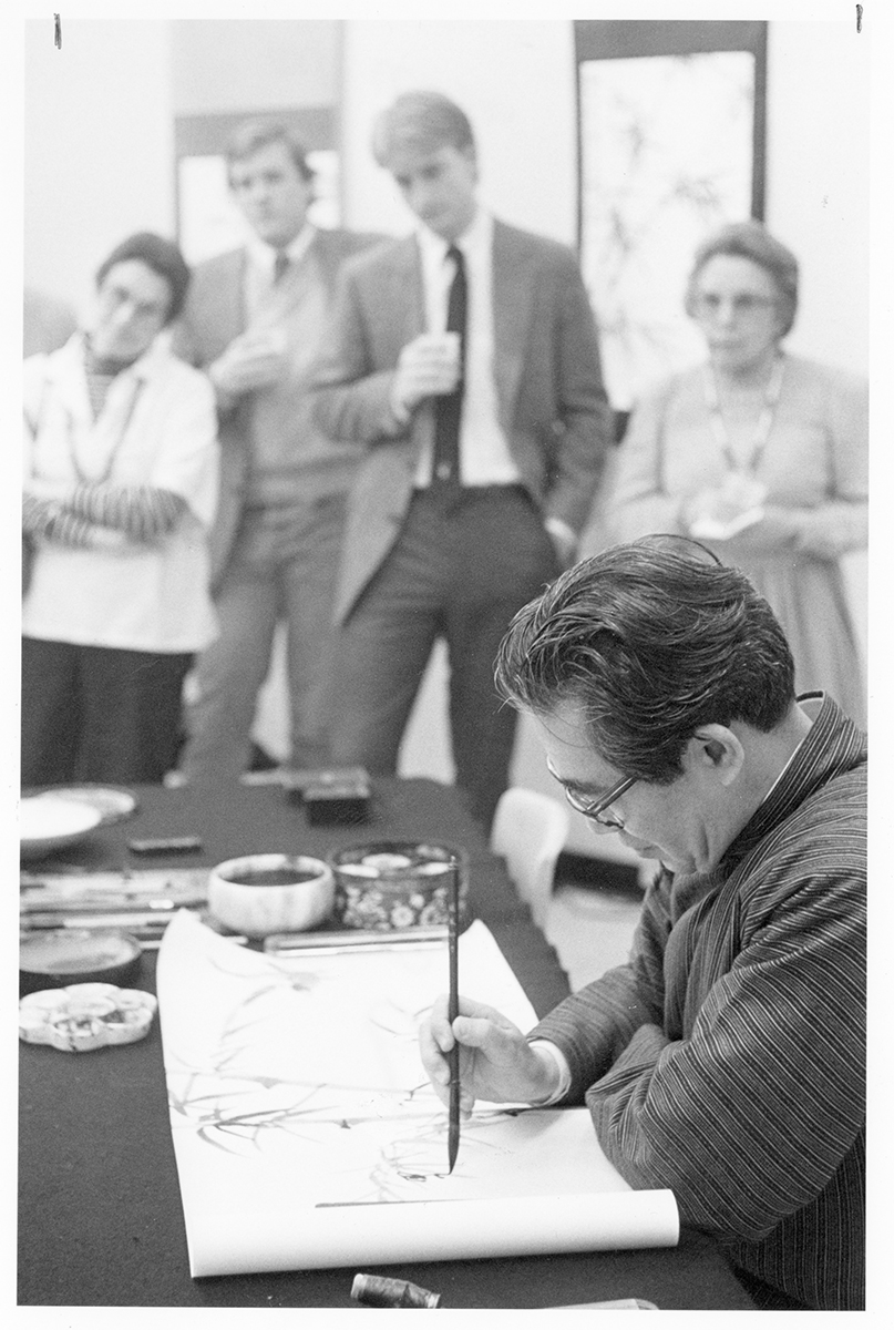 Photo of I-Hsiung Ju (1923-2012), professor emeritus of art at W&L, date unknown, courtesy of the Special Collections and Archives at W&L.