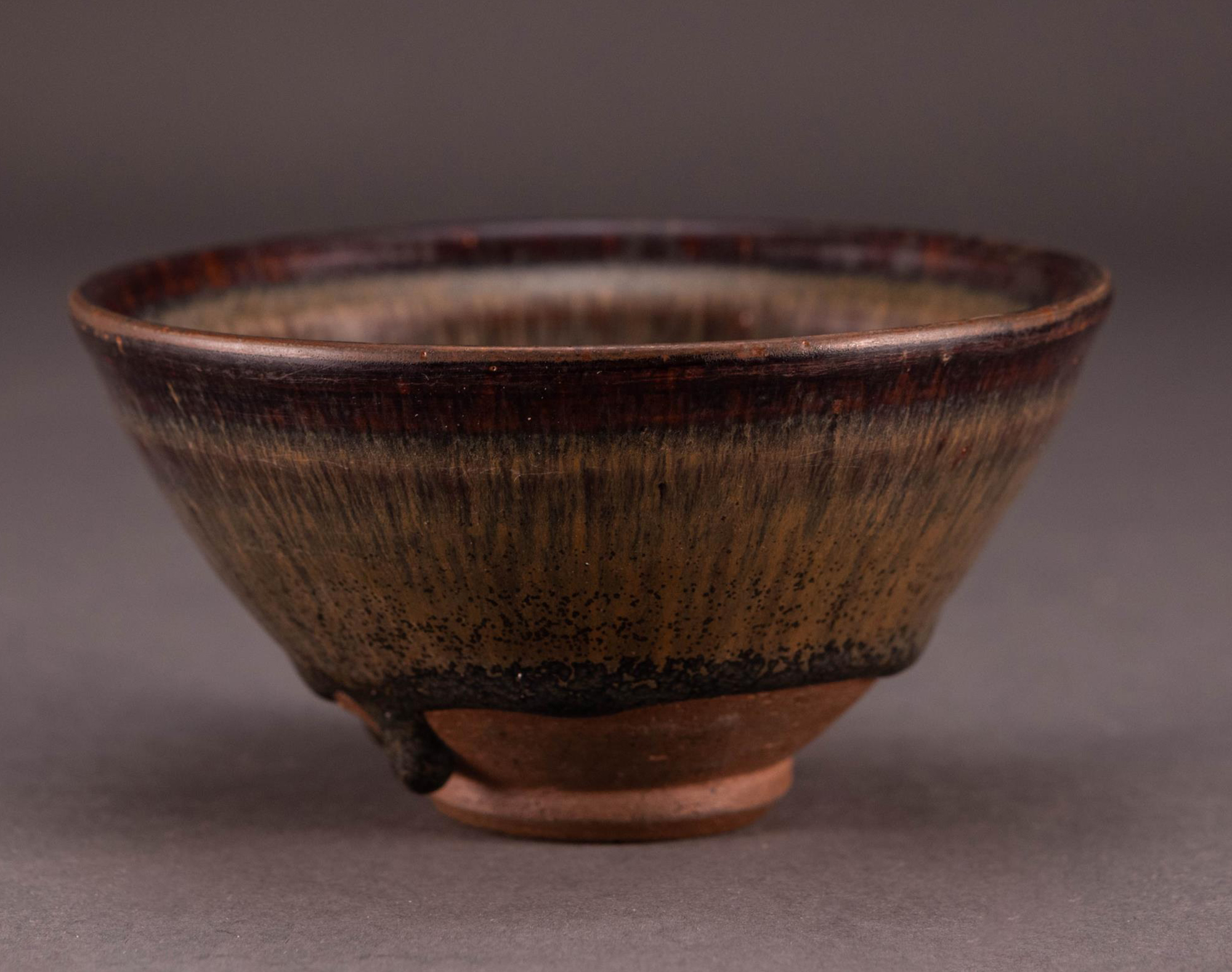 “Hare’s Fur” Tea Bowl, Jian kilns, Fujian Province, China, 1100–1300, Stoneware, Gift of Jay Crawford, 2020.10.10