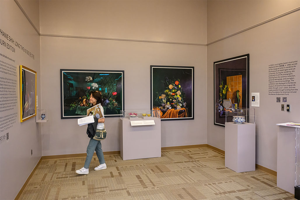 Long Time No See exhibit in Leyburn Library