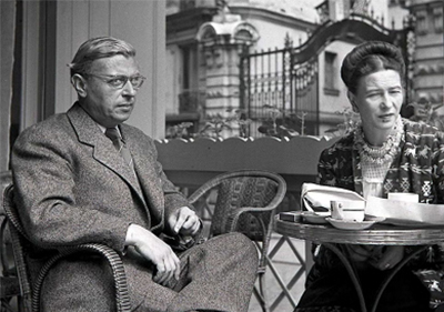 de Beauvoir and Sartre Flore