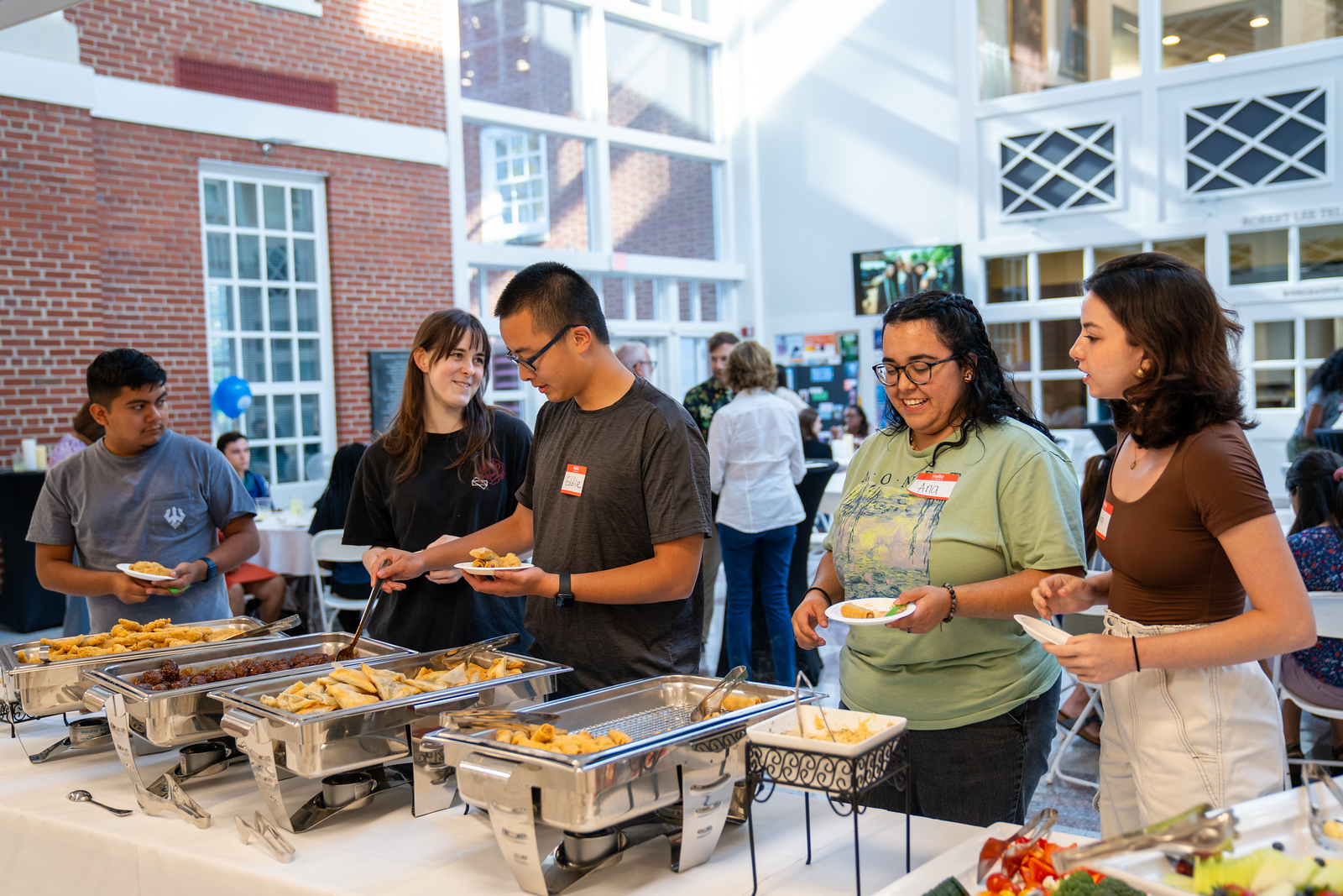 Mentees at a Mentorship Program event