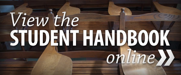 View the Student Handbook online