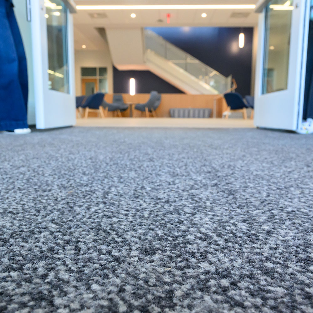 mats inside the Williams School leading to the lobby