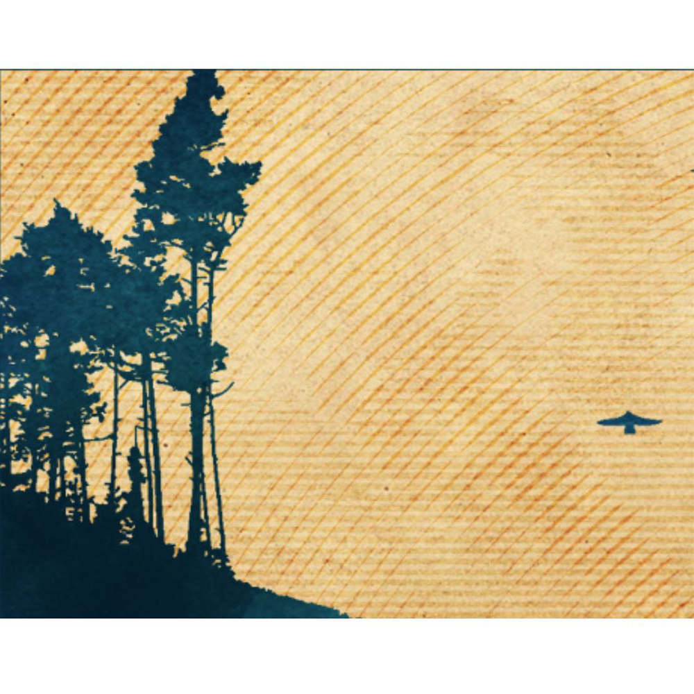 Faith & Freedom promo photo of bird flying near trees