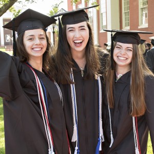 Photo of students on graduation