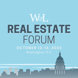 W&L Real Estate Forum 2023 graphic