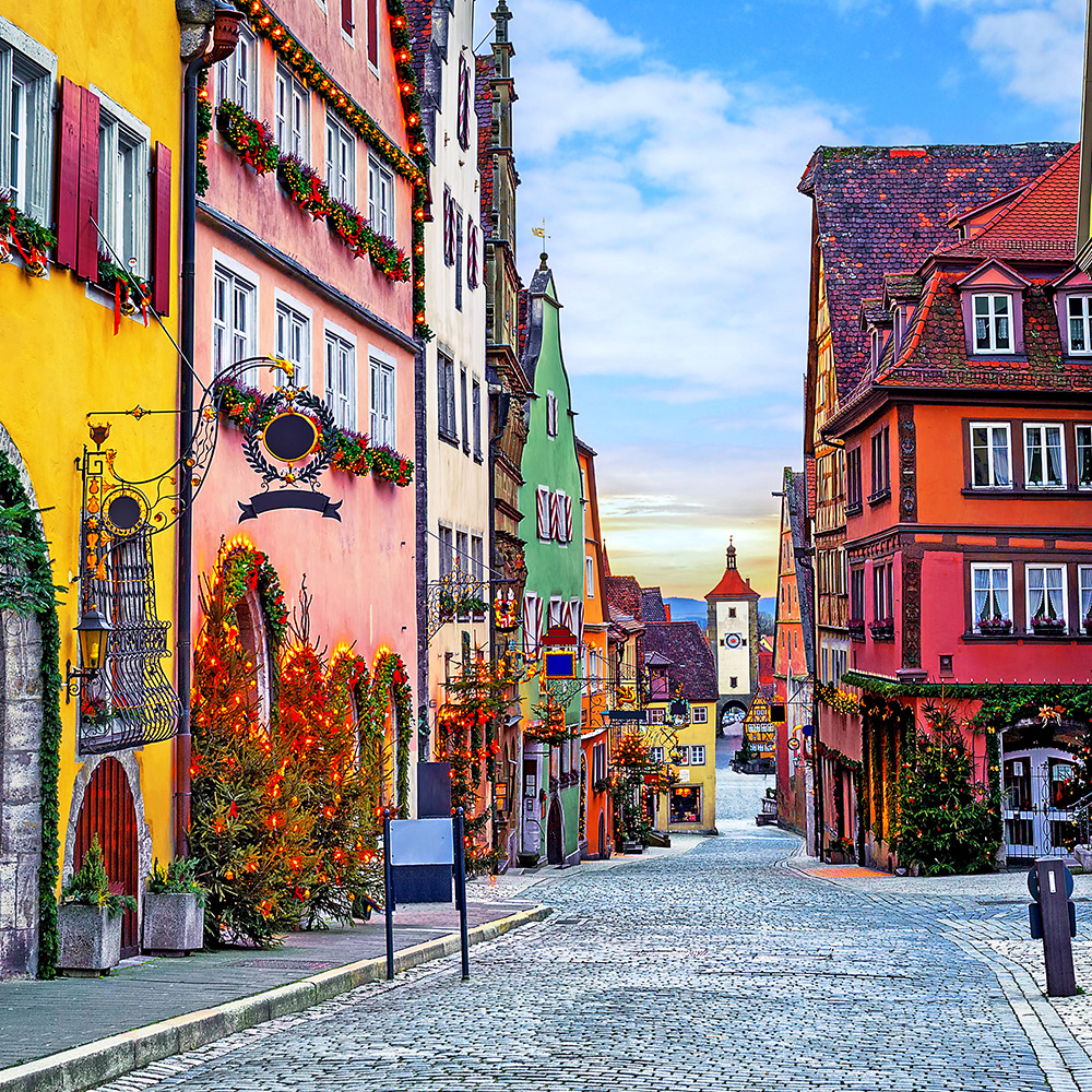 Christmas Market in Rothenburg ob der Tauber, Germany