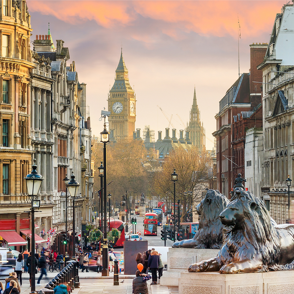 Trafalgar Square photo credit: f11photo stock.adobe.com