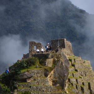 Image of Machu Pichu promoting the Secrets of Peru travel program