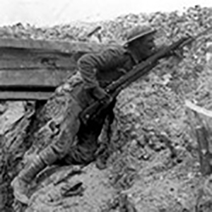 Image of a soldier in The Great War