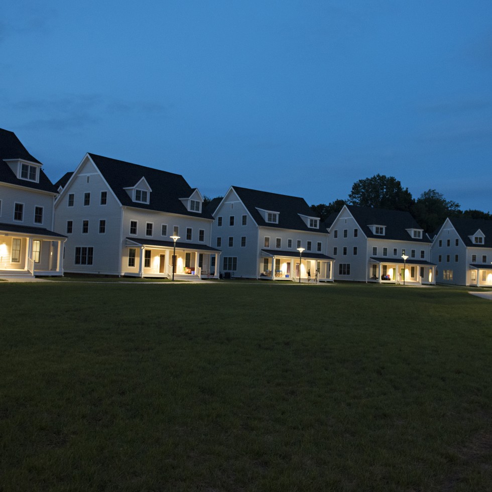An image of campus housing