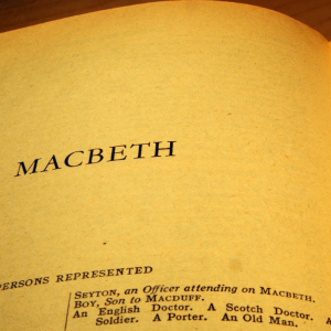 Image of a page of Macbeth