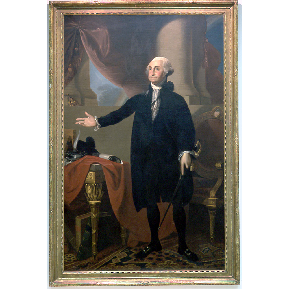 William Winstanley (after Gilber Stuart), ca. 1795 – 1805, oil on canvas. Museums at W&L, Gift of The Warner Foundation, U1980.1.1.