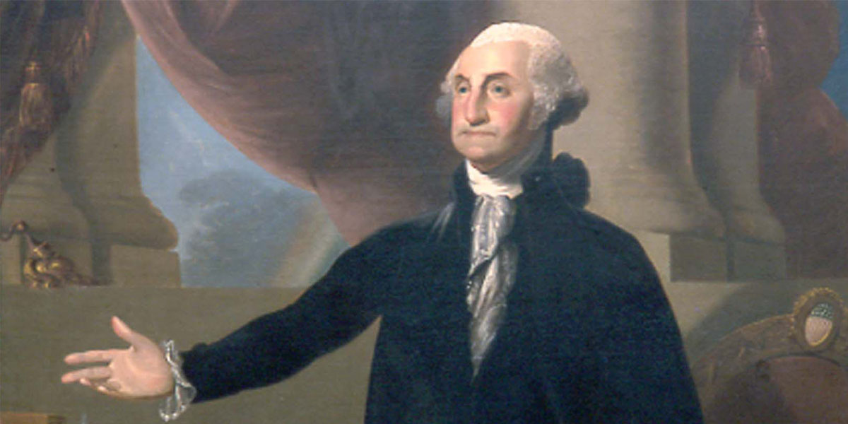 George Washington (Lansdowne Portrait), ca.1799-1800. William Winstanley (1775–1806), after Gilbert Stuart. Oil on canvas. Gift of The Warner Foundation. Art Museum at Washington & Lee, U1980.1.1