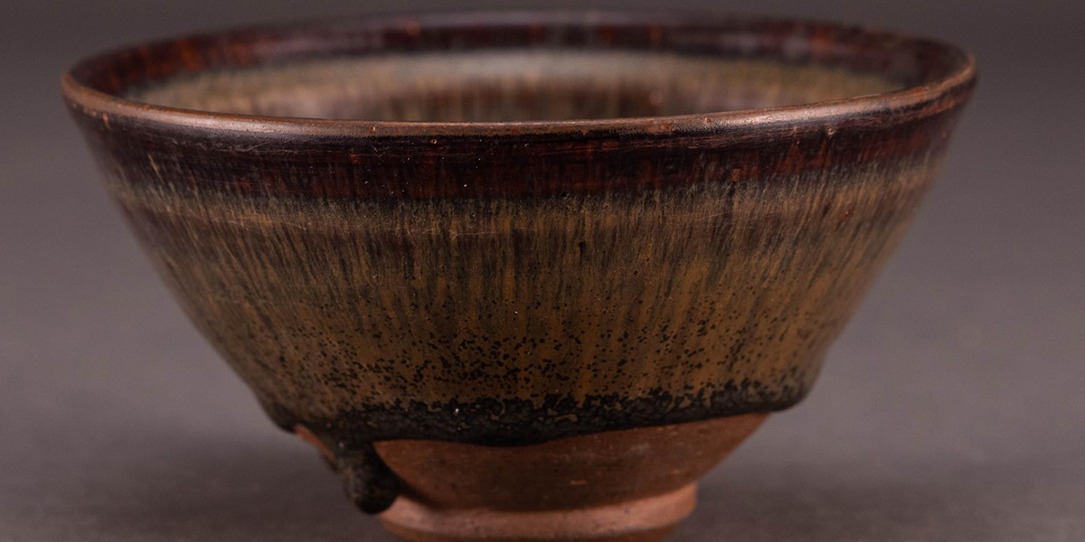 “Hare’s Fur” Tea Bowl, Jian kilns, Fujian Province, China, 1100–1300, Stoneware, Gift of Jay Crawford, 2020.10.10