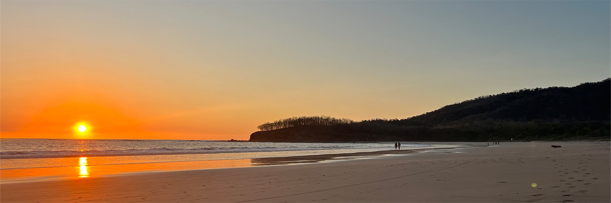 Image of sunseet in Costa Rica. 