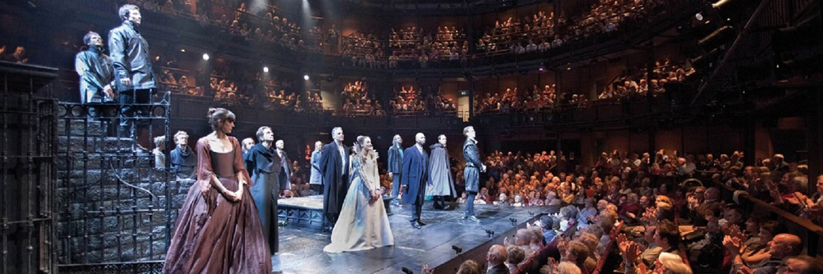 Image of a Shakespeare performance. 