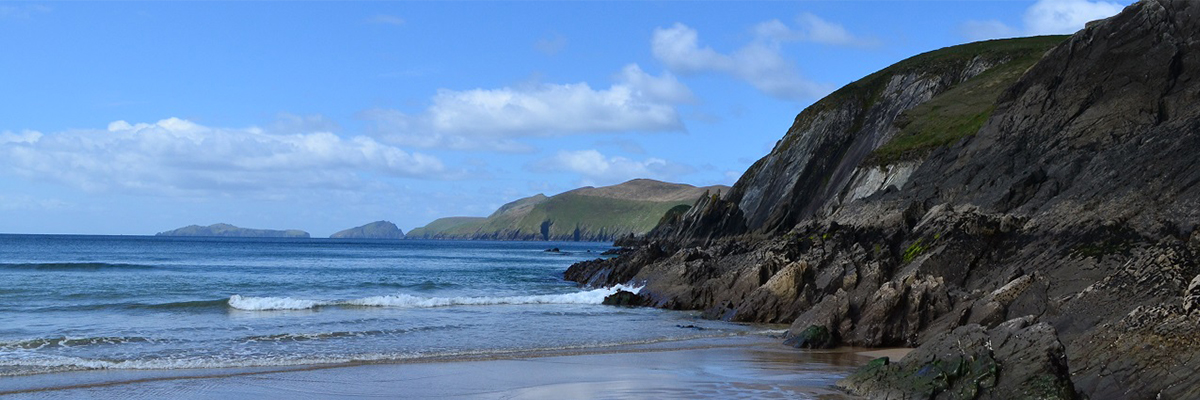 Image of the Irish coast. 