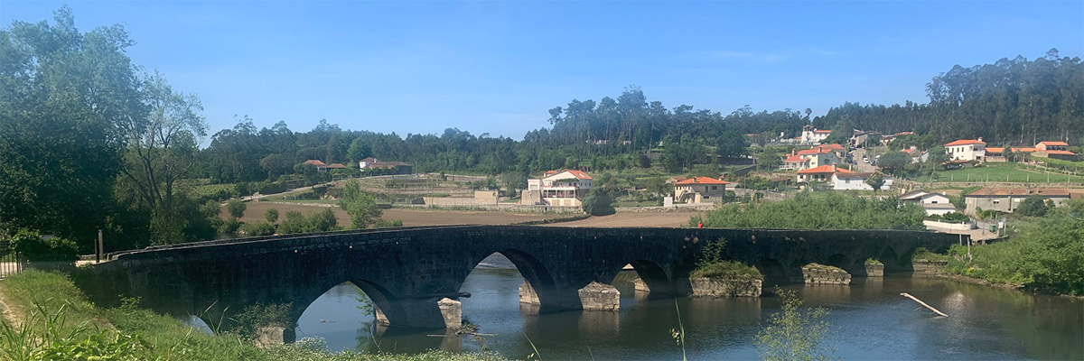 Image of a bridge in Portugal along the Camino de Santiago. 
