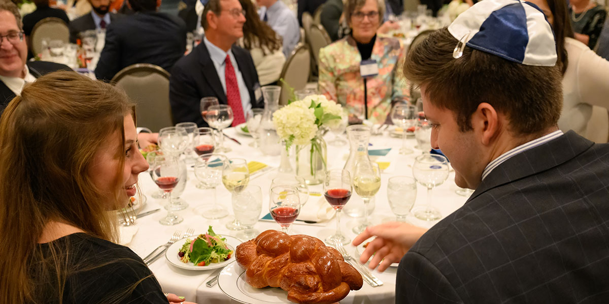 Students at the Hillel Bayit Mitzvah
