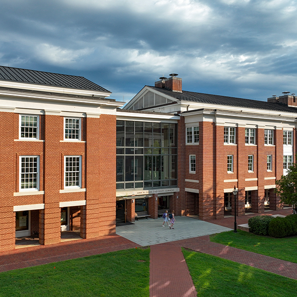 The front of John W. Elrod Commons