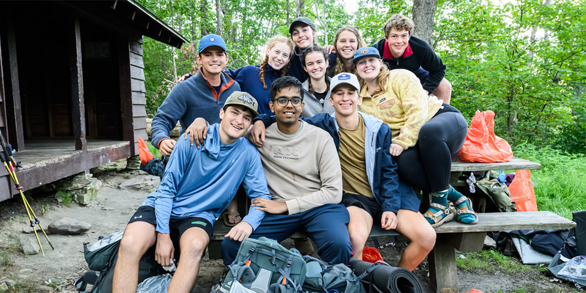 Students on the Appalachian Adventure Leading Edge trip