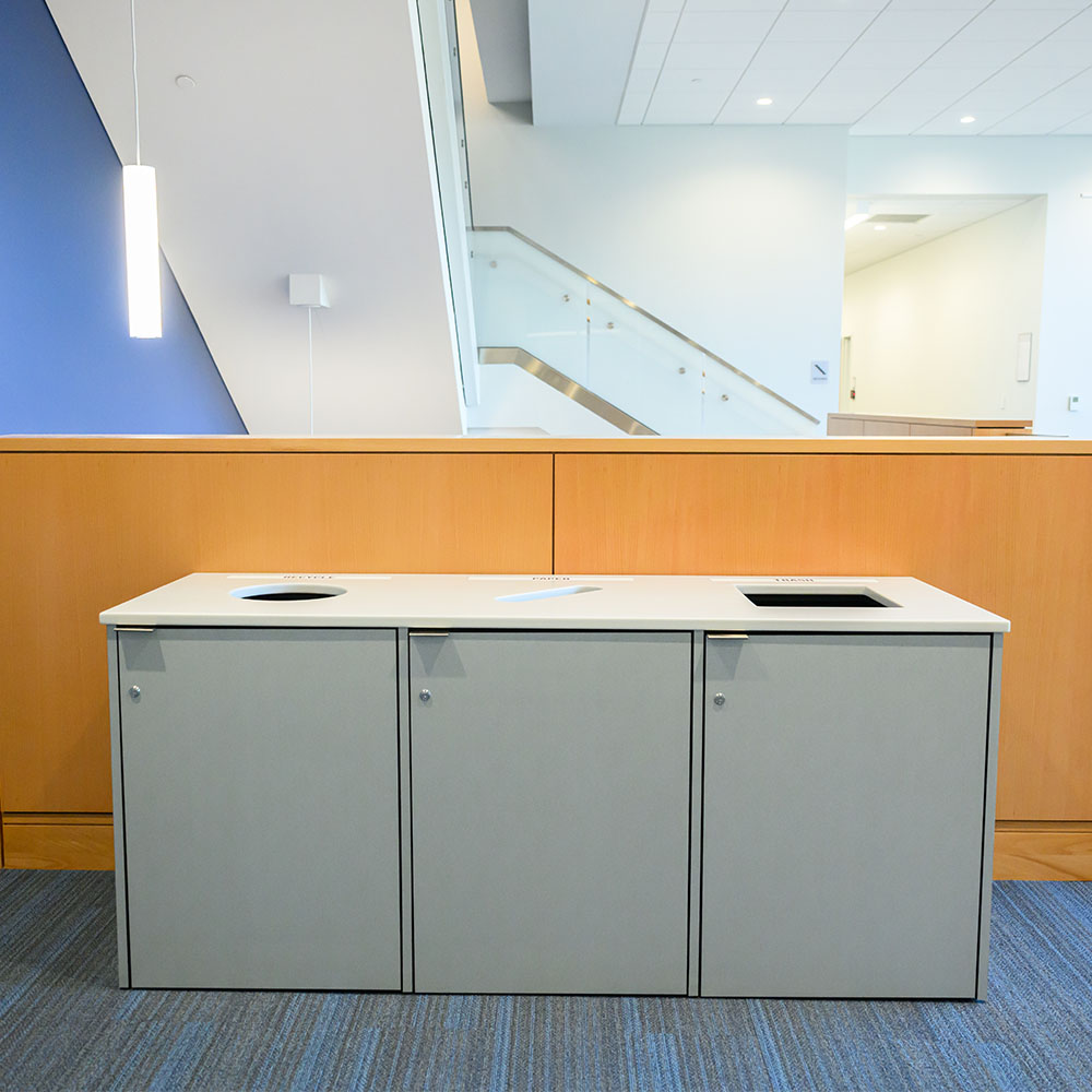 Waste station in the Williams School